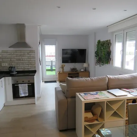 Apartment Atico Cue, Parking Gratuito Gijon